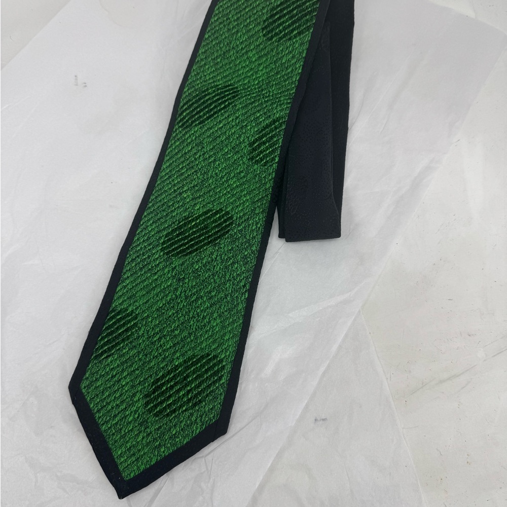 Brioni Green and Black Silk Ties Elegant Accessories